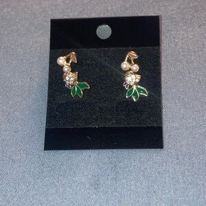 Cherry and beta fish Earrings